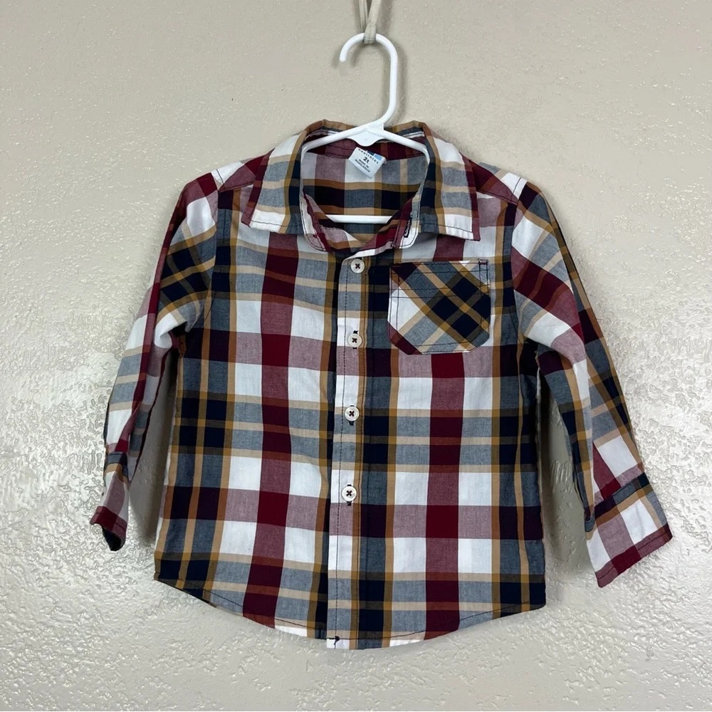 Lot of 6 Baby Boys Multicolor Bottom Shirts Size‎ 22 Months Summer